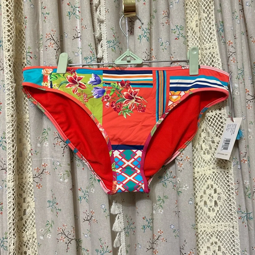 Johnny Was Kaya Hipster Bikini Bottom‎ Multi NWT XL or XXL